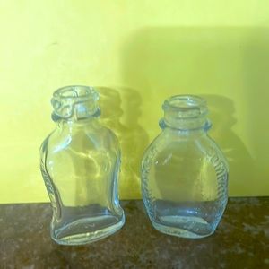 Set of small vintage antique apothecary Bayer aspirin bottles